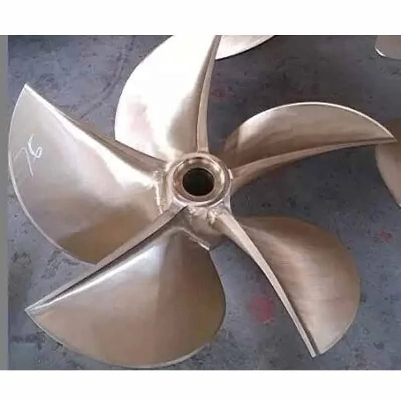 high speed five blade copper salvage vessel propeller