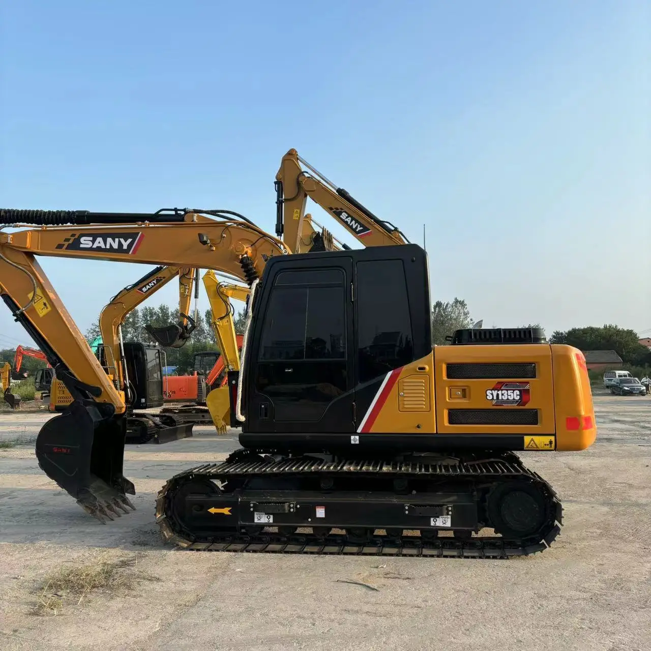 Market Hit  Used Sany SY135C Excavators for Sale 13tons Excavator Used Sany 135C Crawler Backhoe Excavators