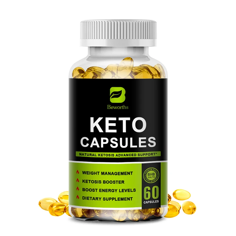 Beworths 60pcs Keto Capsules Apple Cider Vinegar Softgel Capsules