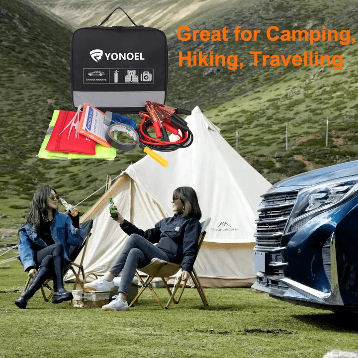 Roadside  Assistance Emergency Kit  Medical Supplies Safty Kit Bag  Car First Aid Kit