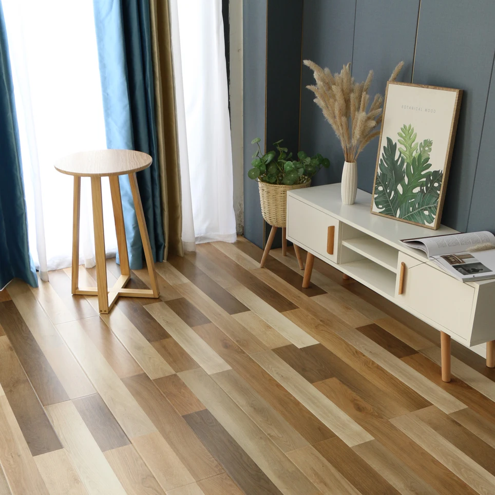 8mm 12mm hdf mdf germany waterproof wood flooring economic wooden laminated flooring