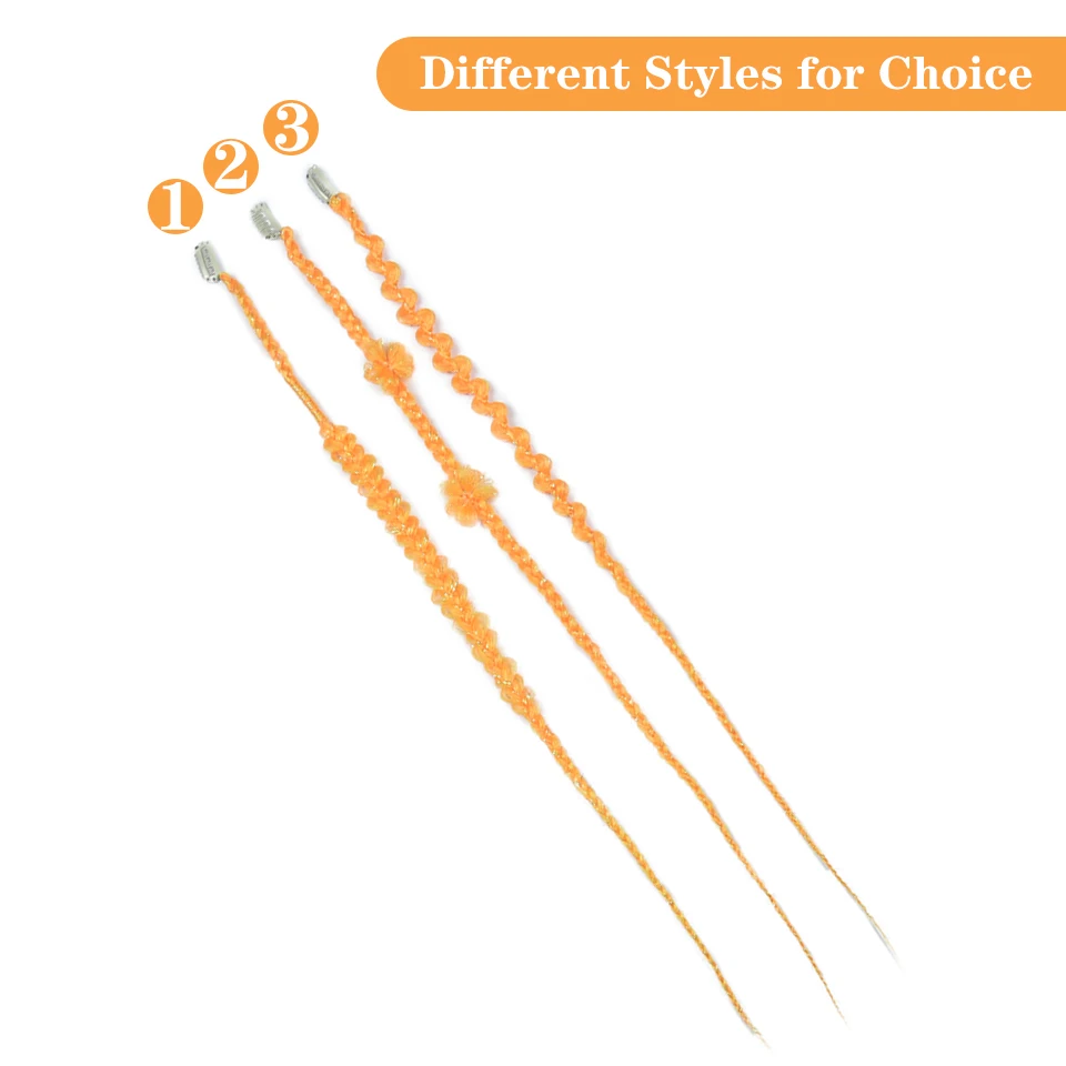 butterfly Flower Clip in Hair, Different Colors Clip in Hair Extensions for Kids