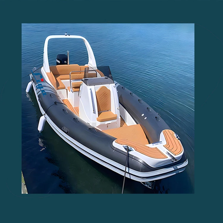 Liya 7.5M semi rigid hull inflatable rib boat hypalon for sale