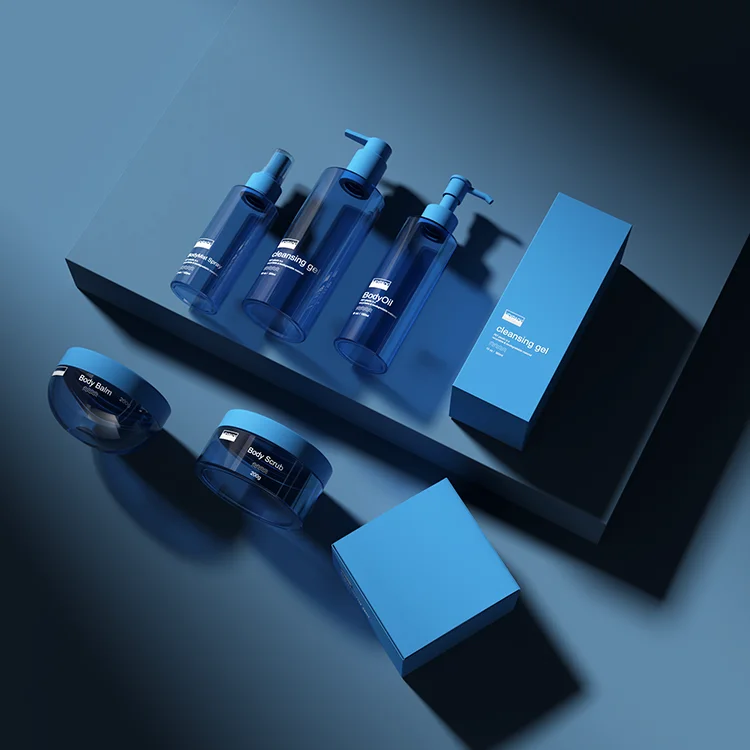 Eco-friendly recycling clear amber PET plastic 100ml 200ml 250ml hair shampoo body gel pump bottle packaging