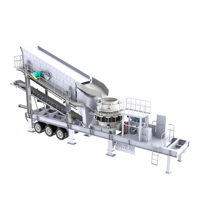 Jaw Crusher Conveyor Belt Mobile Stone Crushing Plant