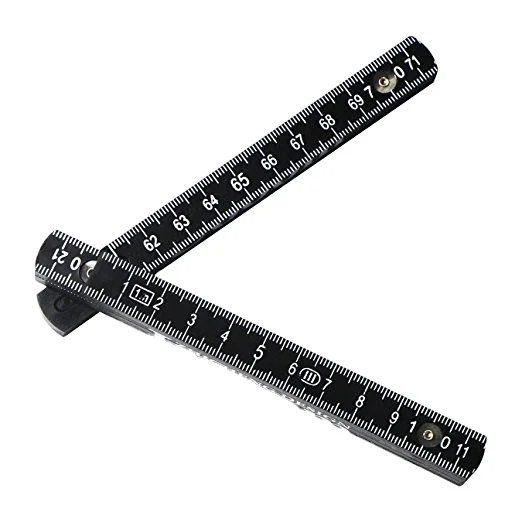 1 м 2 пластиковая складная линейка