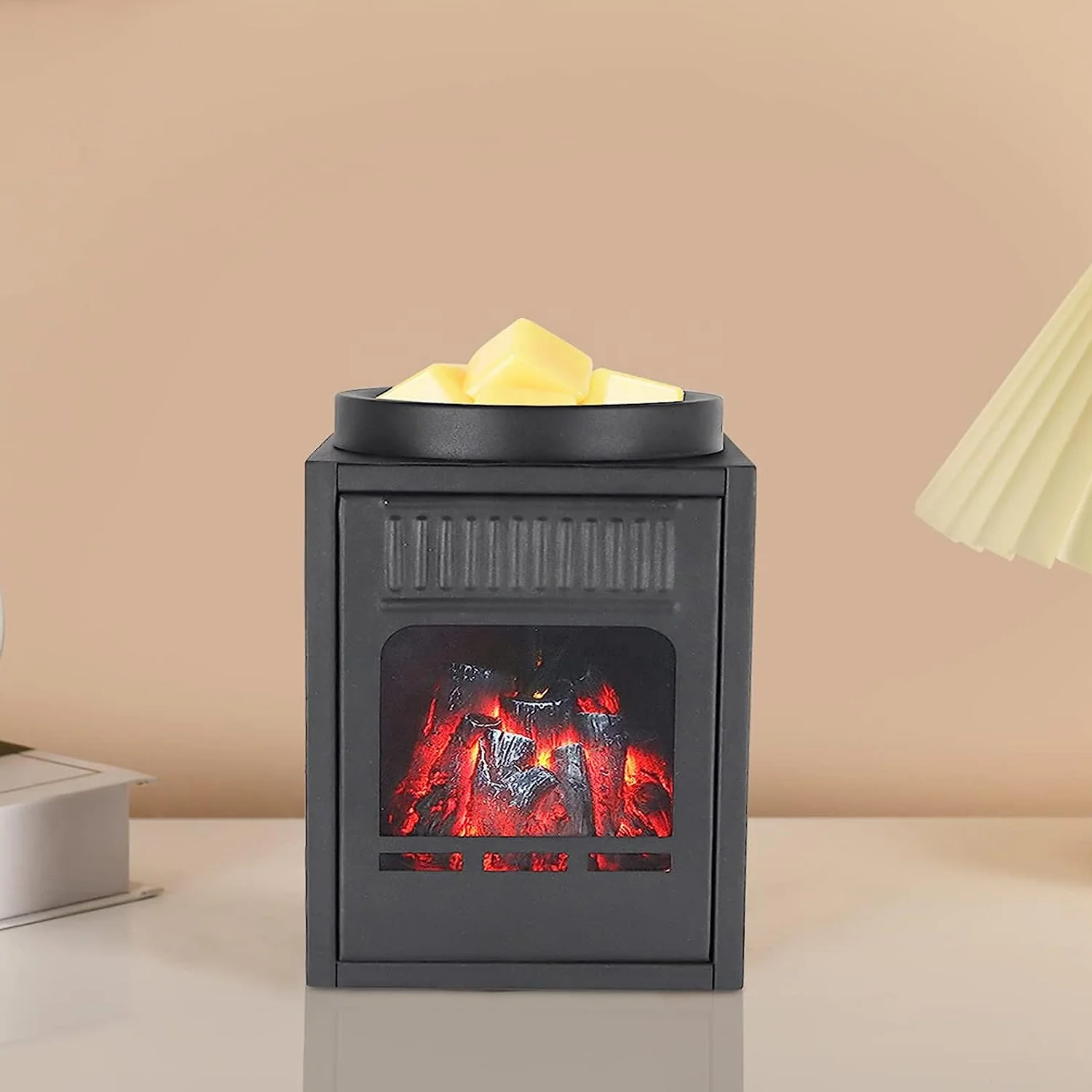 New Arrival Electric Metal Frame Stove Style Scented Candle Tart Wax Warmer With Touch Control Function For Home