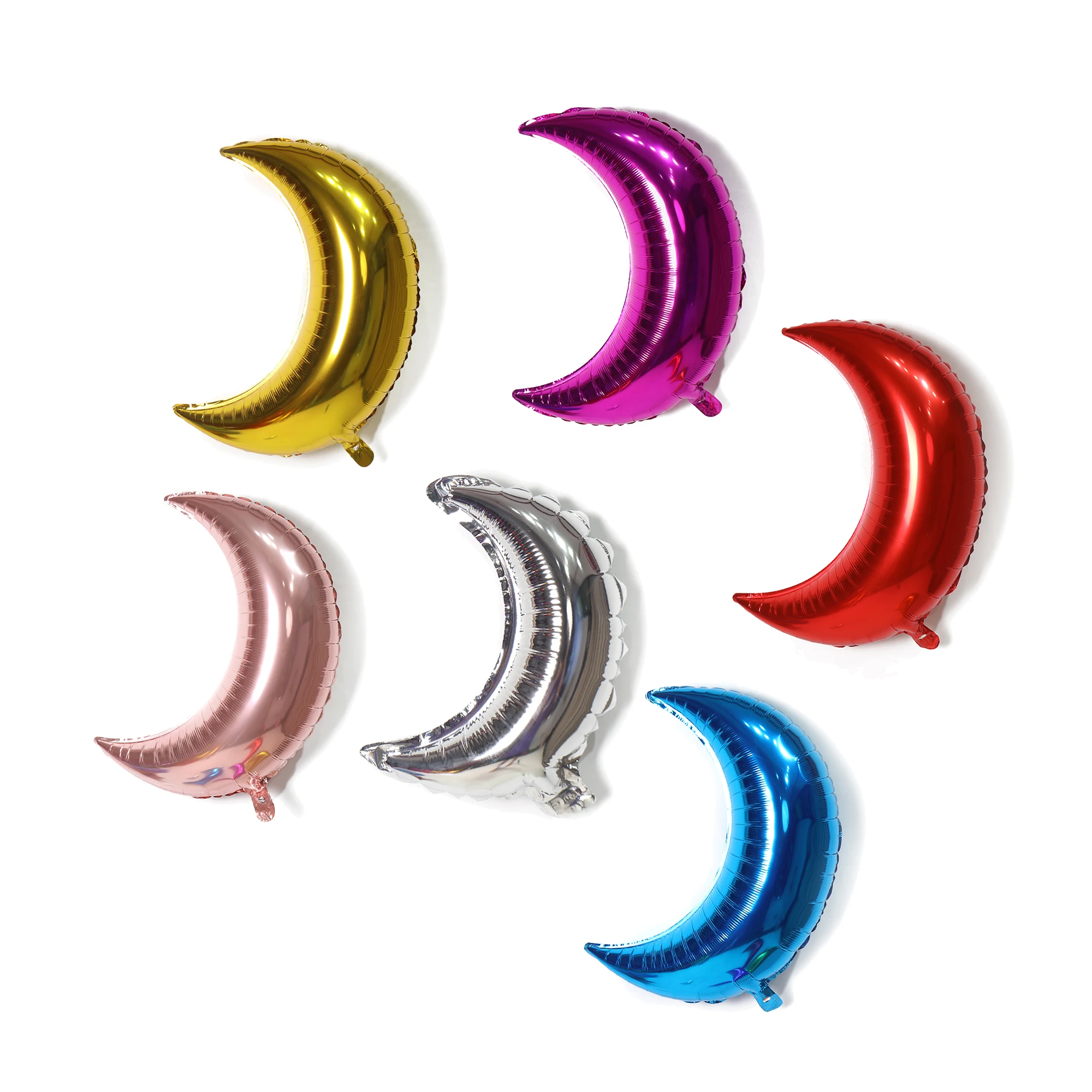 18 inch New Design High quality 28inch  Crescent Moon Shape foil Balloons  for Ramadan decoration