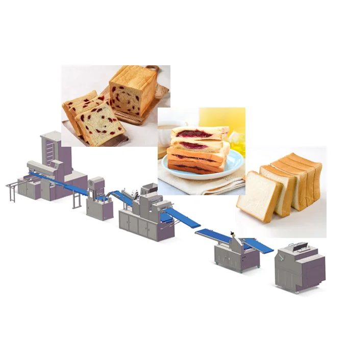 Automatic Toast Bread Machine Price Complete Bakery Equipment Toast Bread Production Line