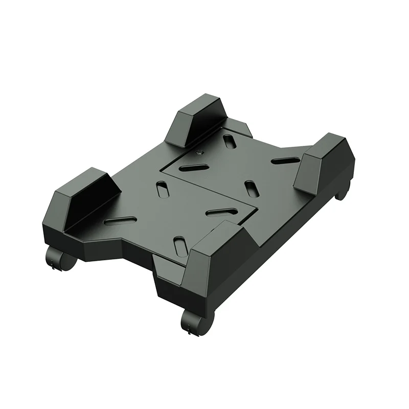 
CPU Stand Mobile Desktop Tower Adjustable Width Universal PC Computer Holder Cart with 4 Caster Wheels 