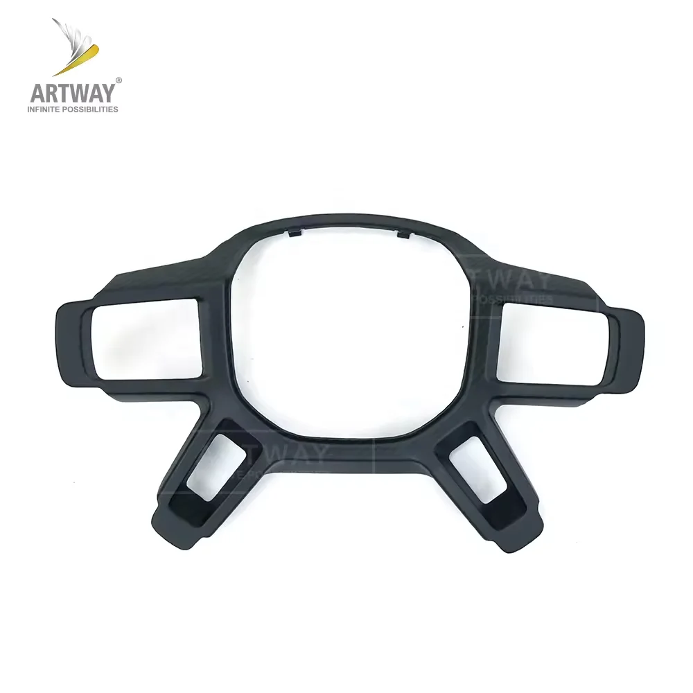 Car Interior Accessories Dry Carbon Fiber Steering Wheel Cover Trim for Land Rover Defender 2020+