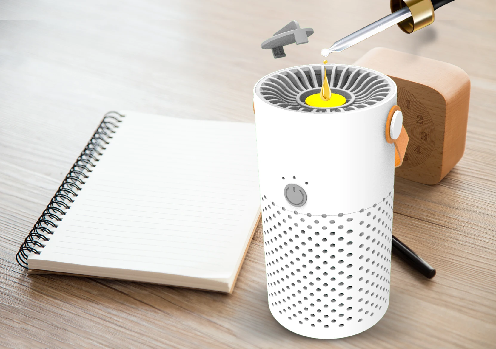 2022 New Product Super Classic Air Purifier Night Light Fresh Ionizer USB Car Air Purifier