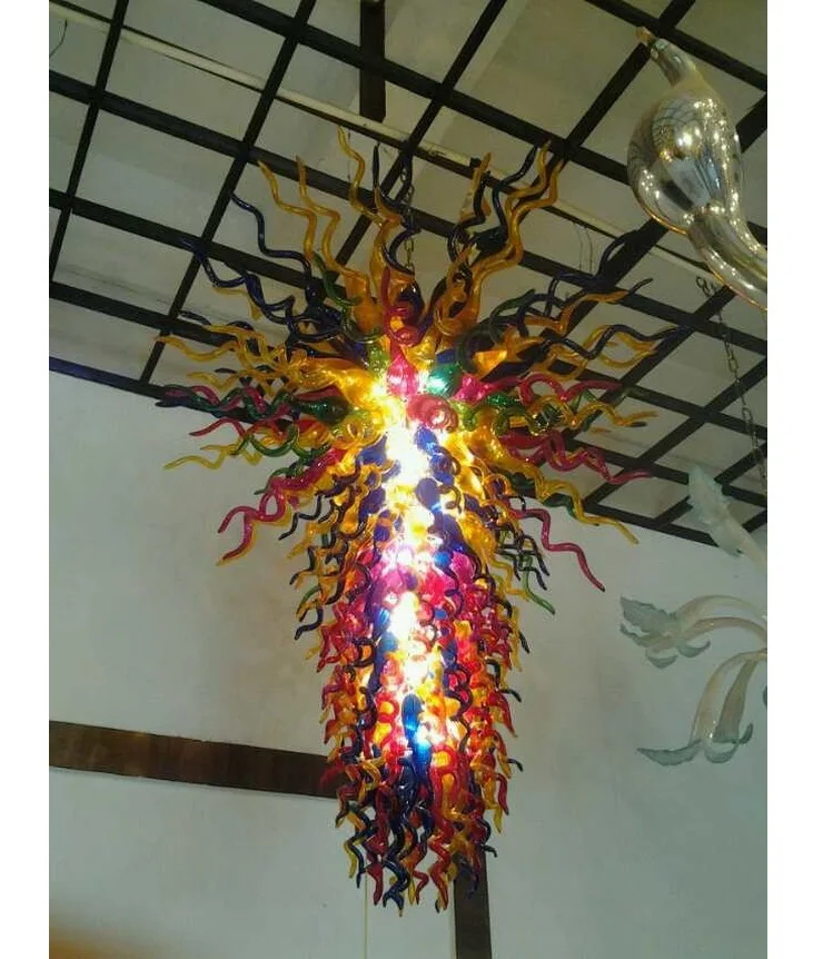 Элегантные дизайнерские художественные стеклянные светильники chihugly Ручной Работы Люстра из выдувного стекла для дома гостиной