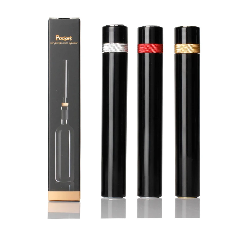 New style lipstick type pneumatic bottle opener Needle type pneumatic bottle opener wine corkscrew