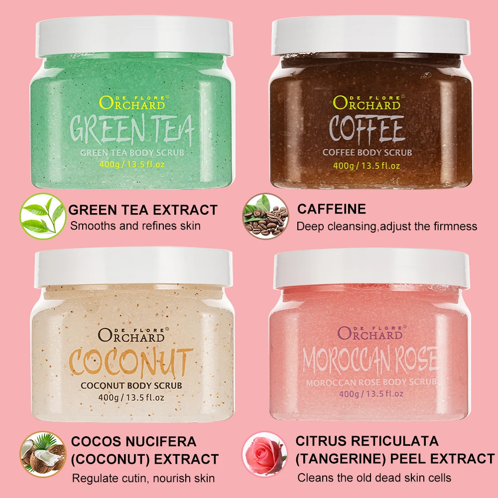 Customized Natural Rose Oil Cleans The Old Dead Skin Cells And Smoothing Rose Sugar Body Scrub