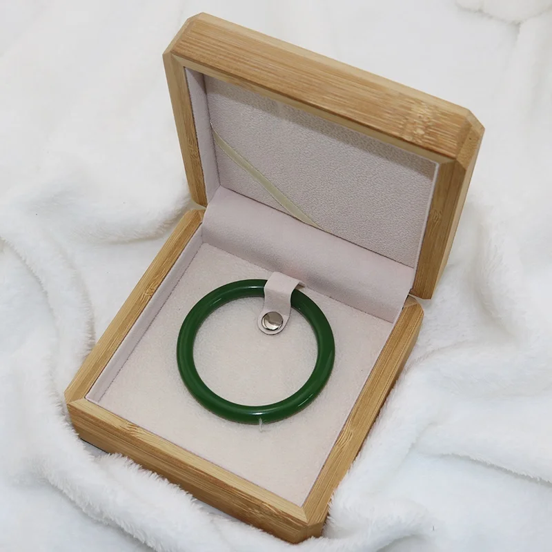 Bamboo organizer storage bracelet box jewelry wooden