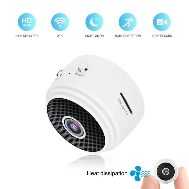 High Quality HD 1080P Wireless Mini Wifi Camera Night Vision with Free App
