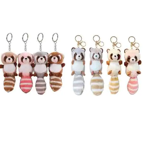 Raccoon Bag Hanging Doll Accessories Plush Toy Wholesale Keychain Pendant Accessories plush toys stuffed animal