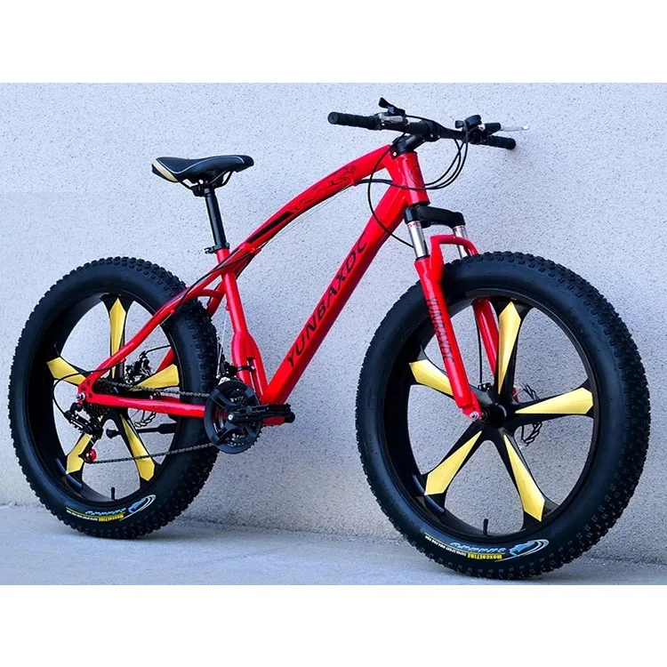 Factory Cheap 26 inch fat bike male 4.0 fat Tire aluminium alloy mountain bike OEM beach cycling fatbike snow bicycle for men