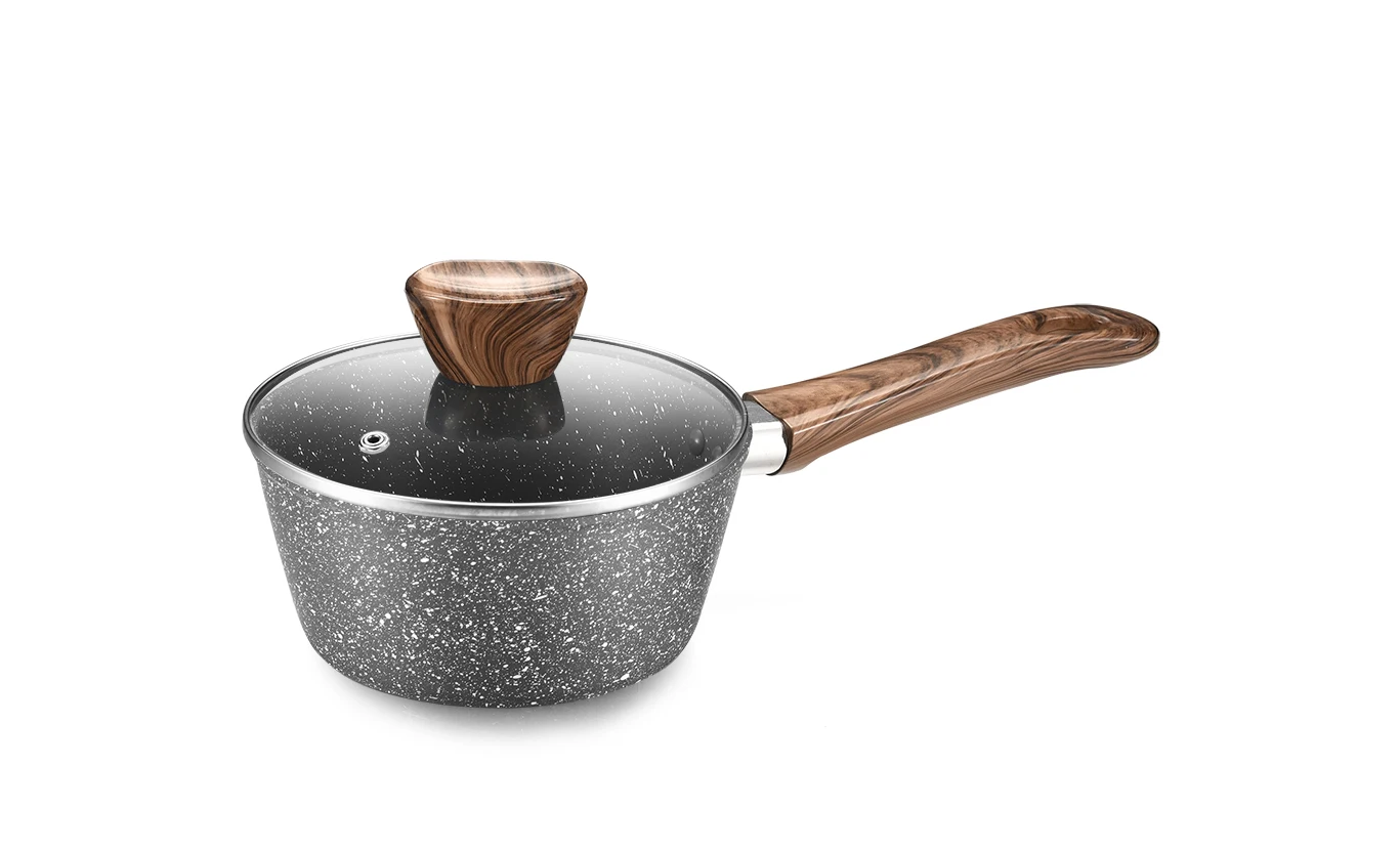 Kitchen Granite Cookware Set Non Stick Frying Pan Aluminum Cooking Household Utensils Marble Cookware Pots and Pans Set