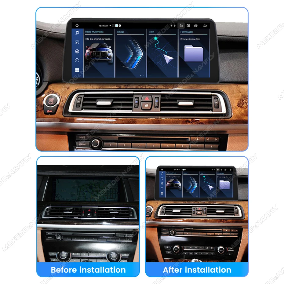 MEKEDE MNX Android магнитола MTK8781 12 + 512 ГБ для bmw 7 серии F01 F02 CIC NBT 3 дюймовый автомобильный dvd-плеер