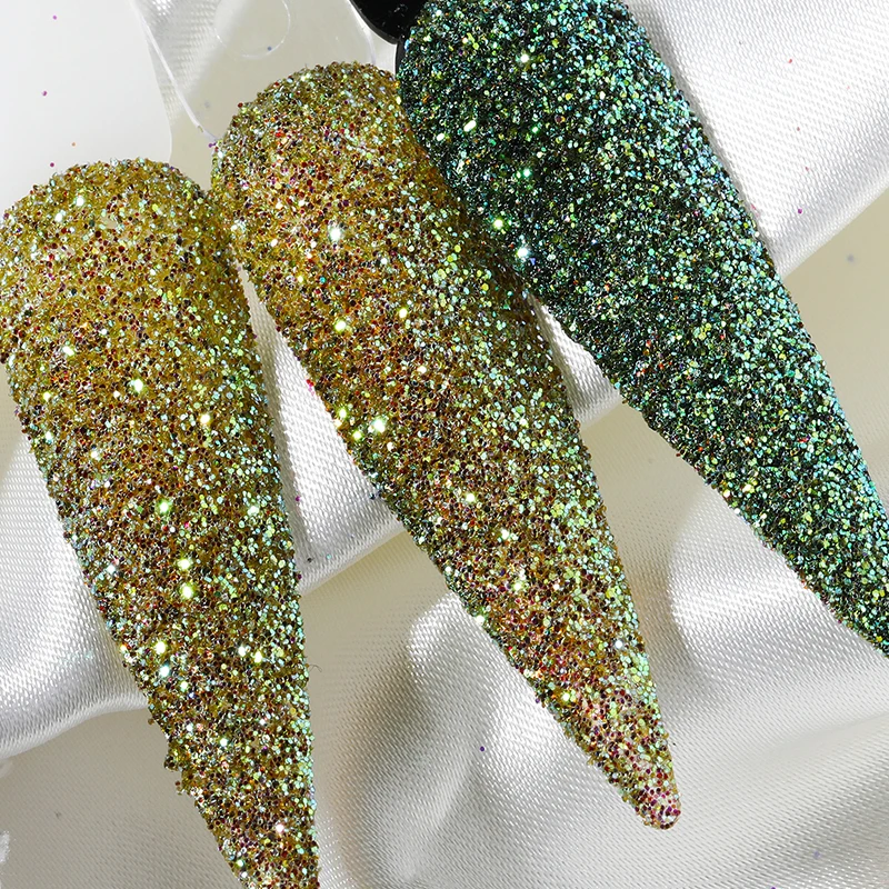 Ultra Fine Glitter, Holographic/  Iridescent Biodegradable Glitter Powder, 100g Arts and Craft Glitter for DIY and crafts