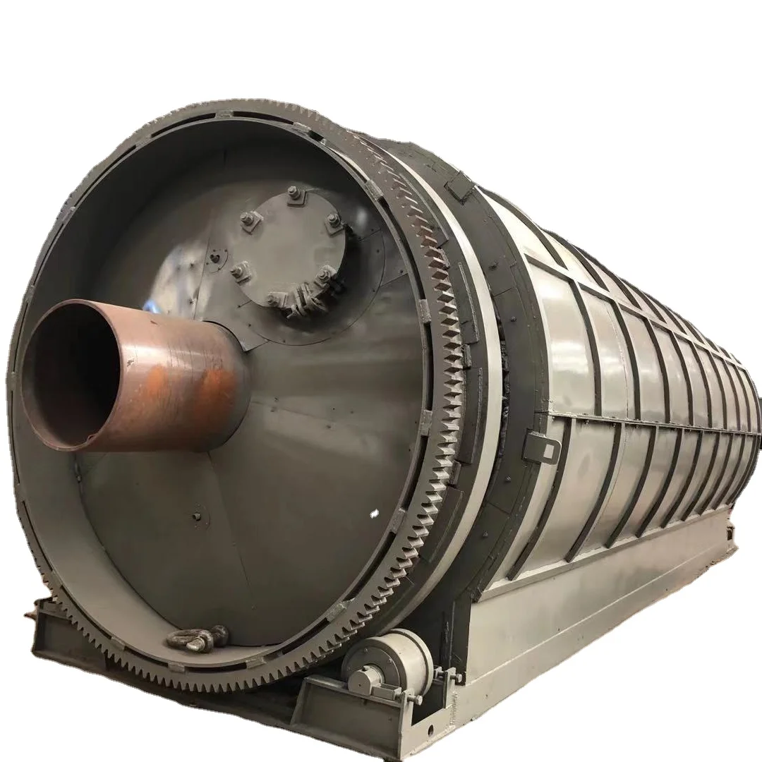 20 Ton Continuous Waste Tyre Pyrolysis Oil Plant With High Profit