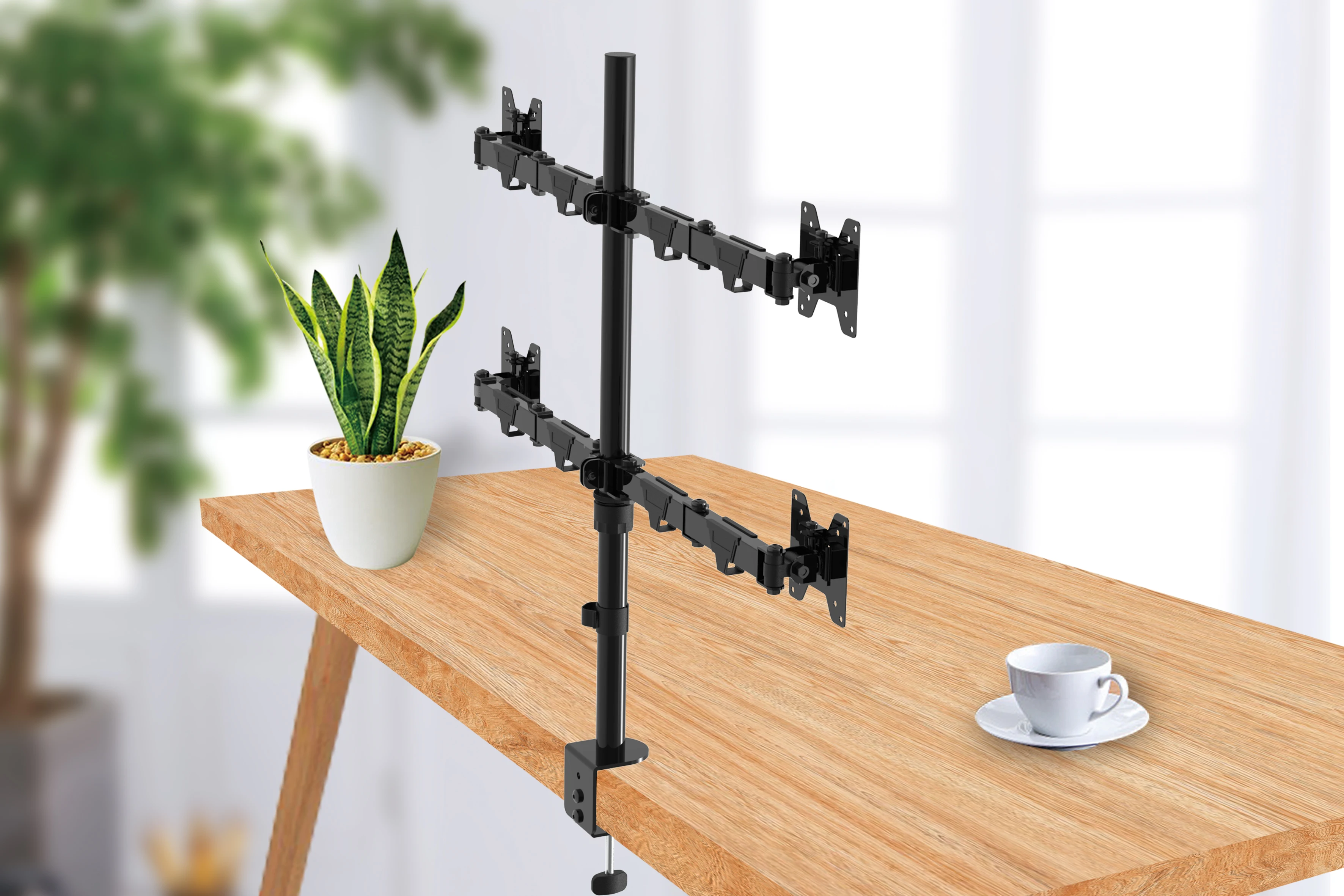 height adjustable monitor desktop monitor mount stand