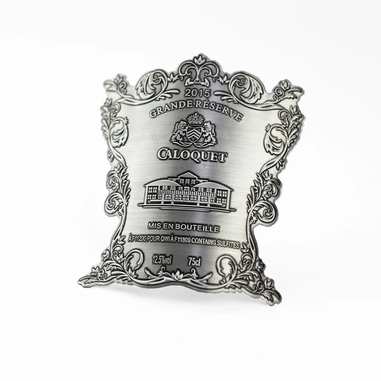 Factory supply quality custom tag label metal