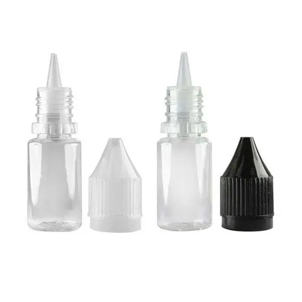 10 ml amber blue darkgreen black PET e liquid dropper wholesale transparent plastic bottle for smoke oil