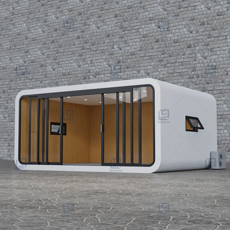 Square apple cabin container house modular house eco-friendly