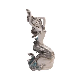 Polyresin sculptural animal molds home decorations ocean mermaid figurines resin gifts & crafts