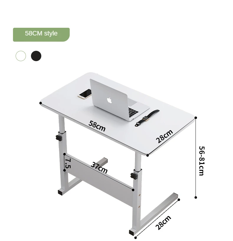 New product Simple lift computer desk for bedside use modern removable laptop desk