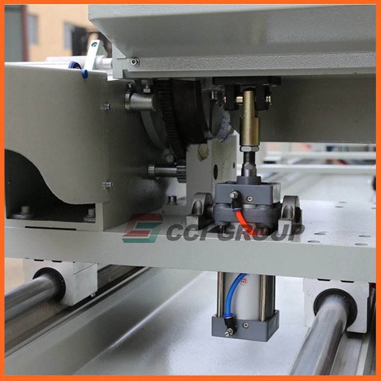 
LJZ2-450X3700 Hot Sale aluminium and pvc double head cutting saw machine with digital display 
