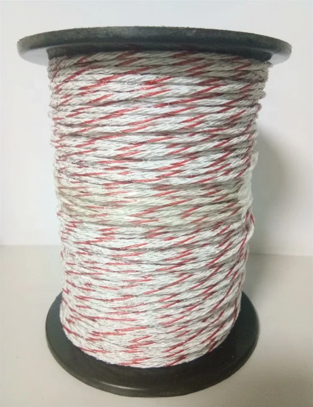 China factory customized 400M polywire for horse and cattle electric fence security