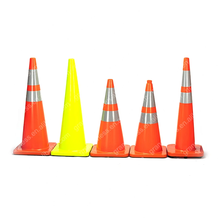 Grandchess Traffic Safety Cone PVC Cone Road