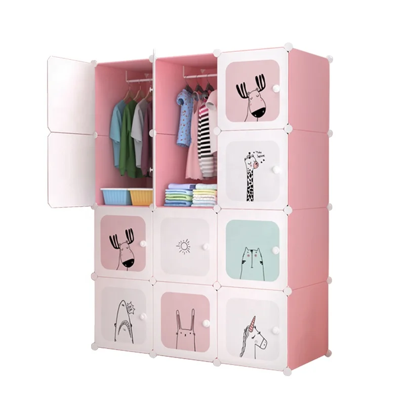 Лидер продаж, современный органайзер для комнаты «сделай сам», складной пластиковый шкаф для одежды, кубический шкаф для хранения