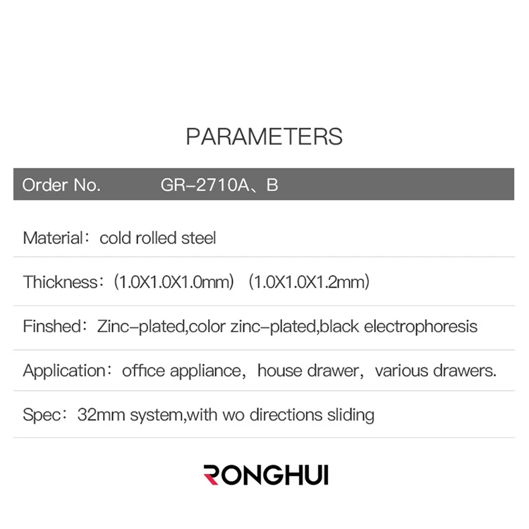 Wholesale 32mm Hole Telescopic Drawer Channel Ball Bearing Slide Rails For Kitchen Accessories