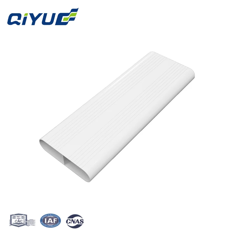 Qiyue Best Price  New  Manufacturing Wholesale PVC Flat Duct for Ventilation System