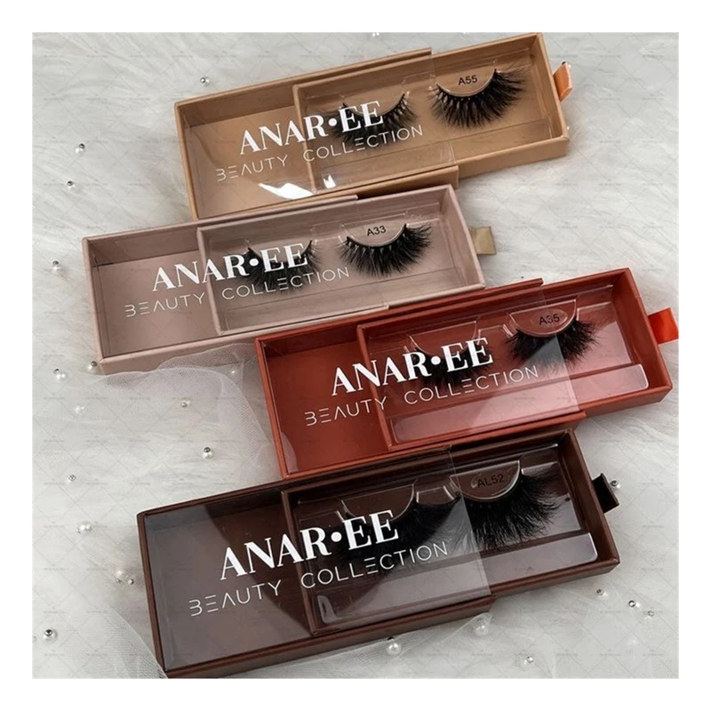 Beauty Supplies Custom Lash Box Eyelash Tray Paper Packaging Private Label Eyelash Travel Case Lashes Boxes