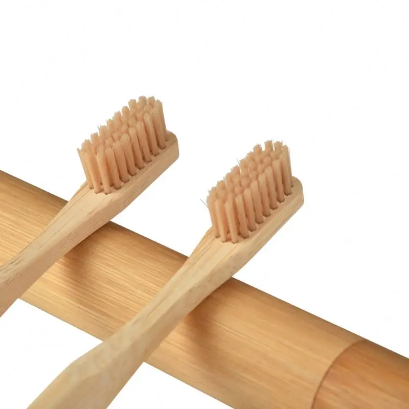 Tingsheng new design eco friendly bamboo toothbrush customize replaceable head bamboo toothbrush 100% biodegradable