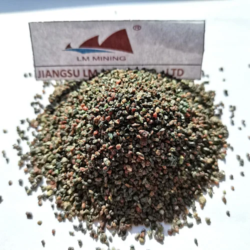 Green garnet 30/60 mesh with competitive price