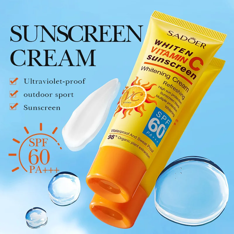 New Moisturizer vitamin C Sunscreen Multi-effect Cream Instant Whitening Cream Good Quality Body Skin Whitening Cream