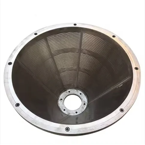 stainless steel wedge wire cone filter sieve slot screen basket coal centrifuge basket for Mining processing