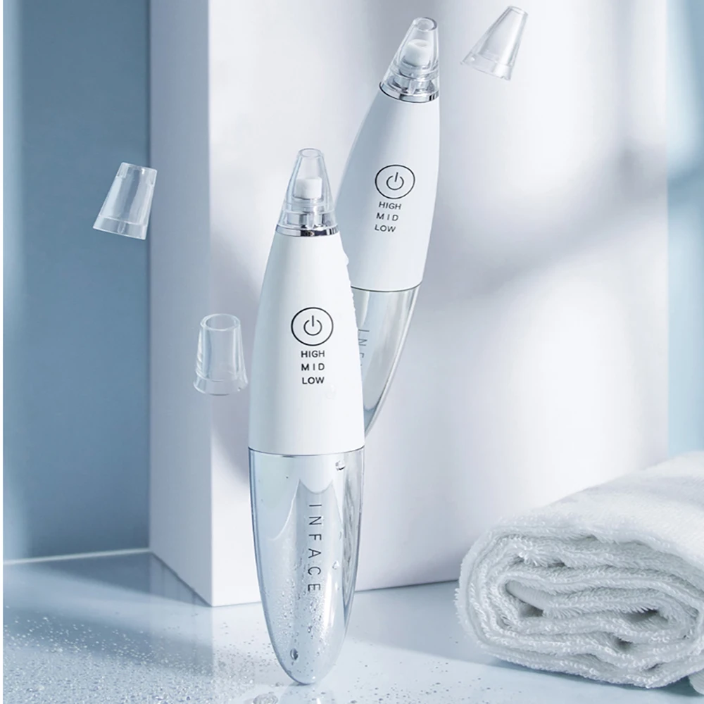 Устройство для удаления черных точек inface MS7000, электрический аппарат для глубокого удаления черных точек в носу и на лице