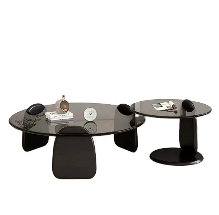 Center Tea Bedside Round Side Table Coffee Table wood for Living Room Furniture