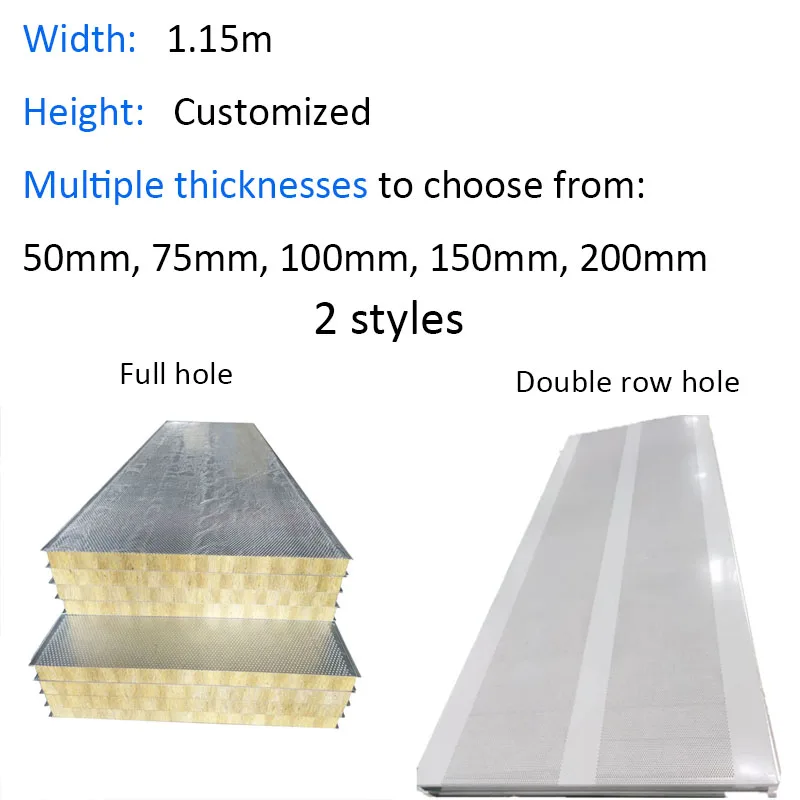 Best selling Sound insulation high density rock wool fireproof 50mm Sound Insulation Sound Absorption Rock Mineral Wool board