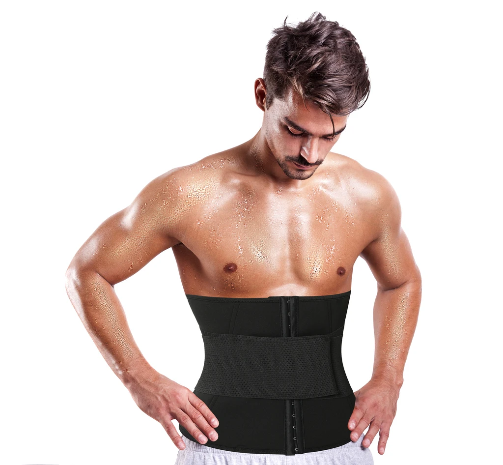 Мужской неопреновый корректор талии сауна пот для похудения Body Shaper потеря веса живота корсеты горелки тренировки триммер корсет пояс