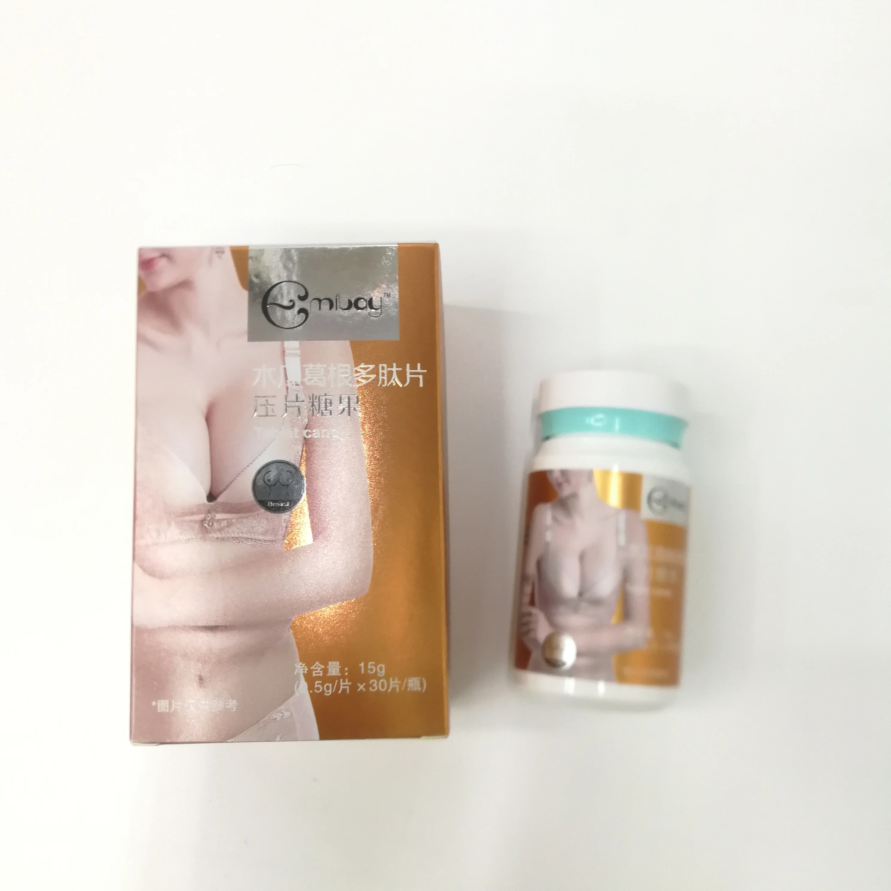 
Natural breast enhancement enlargement pills increase boob and chest size Papaya pueraria peptide pills 