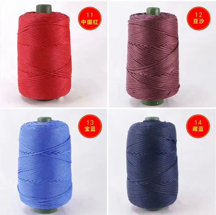 Пеньковая веревка плетеная витая вязаная пряжа крючком чесаный хлопок смешанные принадлежности для рукоделия